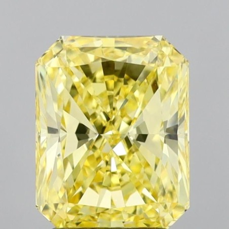 Diament laboratoryjny o barwie fantazyjnej radiant, Yellow Fancy_Vivid, 2.52ct, VVS2, Fancy Vivid Yellow, IGI LG733597299