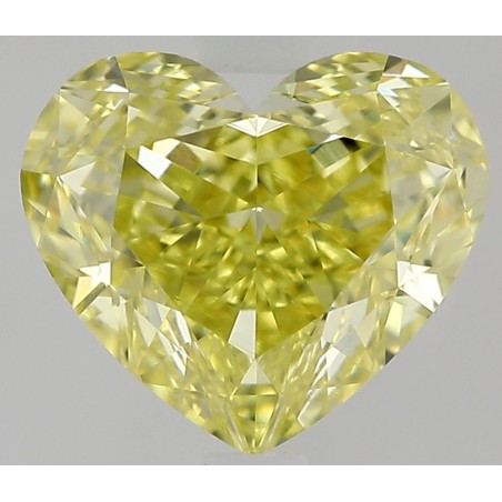 Diament o barwie fantazyjnej serce, 1.02ct, VVS2, Fancy Intense Yellow, GIA 6531773983