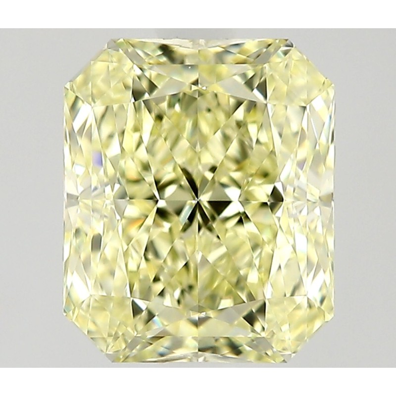 Diament o barwie fantazyjnej radiant, 1.5ct, VVS2, Fancy Light Yellow, GIA 5536844921