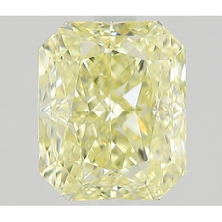 Diament o barwie fantazyjnej radiant, 1ct, VS1, Fancy Light Yellow, GIA 7531763438
