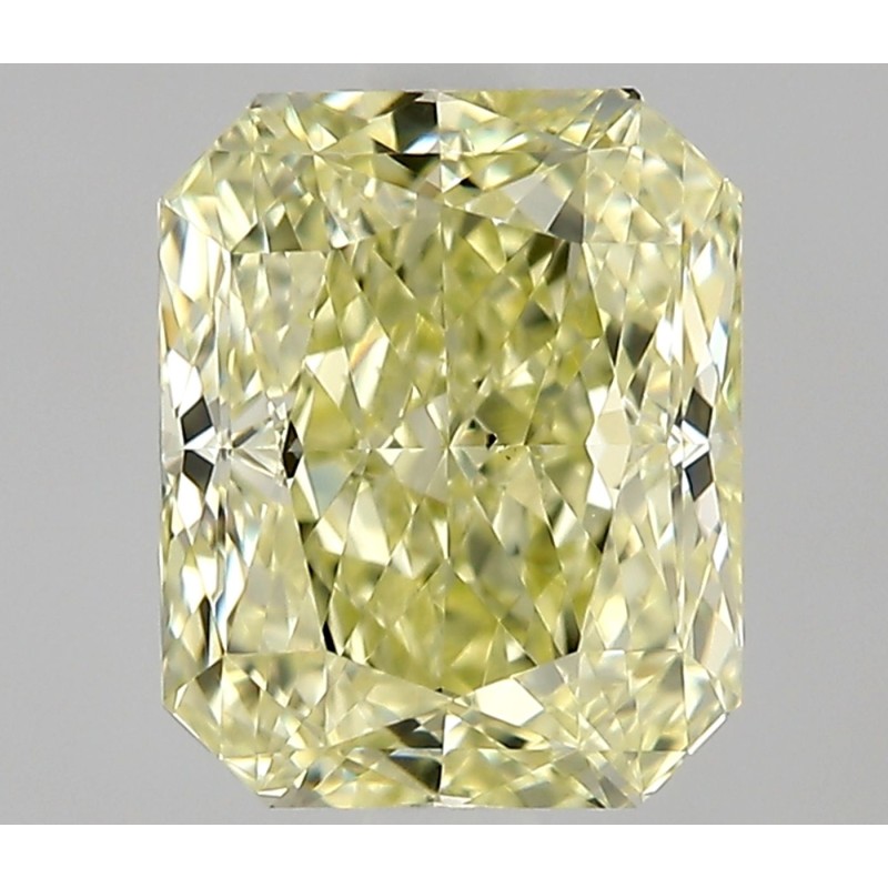 Diament o barwie fantazyjnej radiant, 1ct, VS2, Fancy Light Yellow, GIA 5536854303
