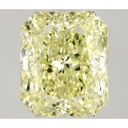 Diament o barwie fantazyjnej radiant, 1.06ct, VVS2, Fancy Light Yellow, GIA 1539867521