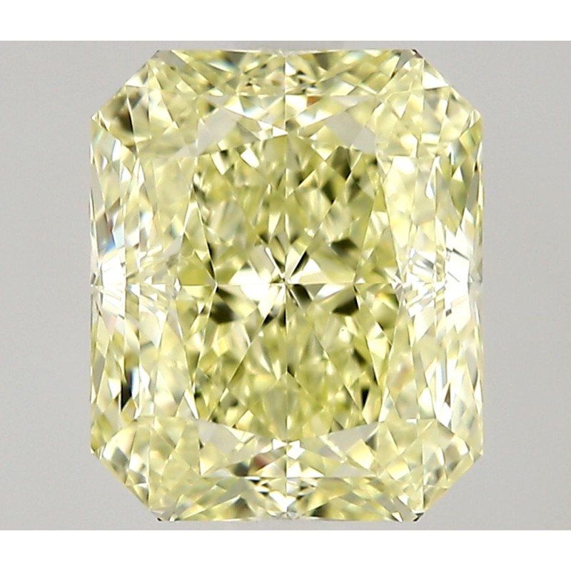 Diament o barwie fantazyjnej radiant, 1.06ct, VVS2, Fancy Light Yellow, GIA 1539867521