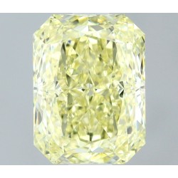 Diament o barwie fantazyjnej radiant, 1ct, VS1, Fancy Light Yellow, GIA 6535949043