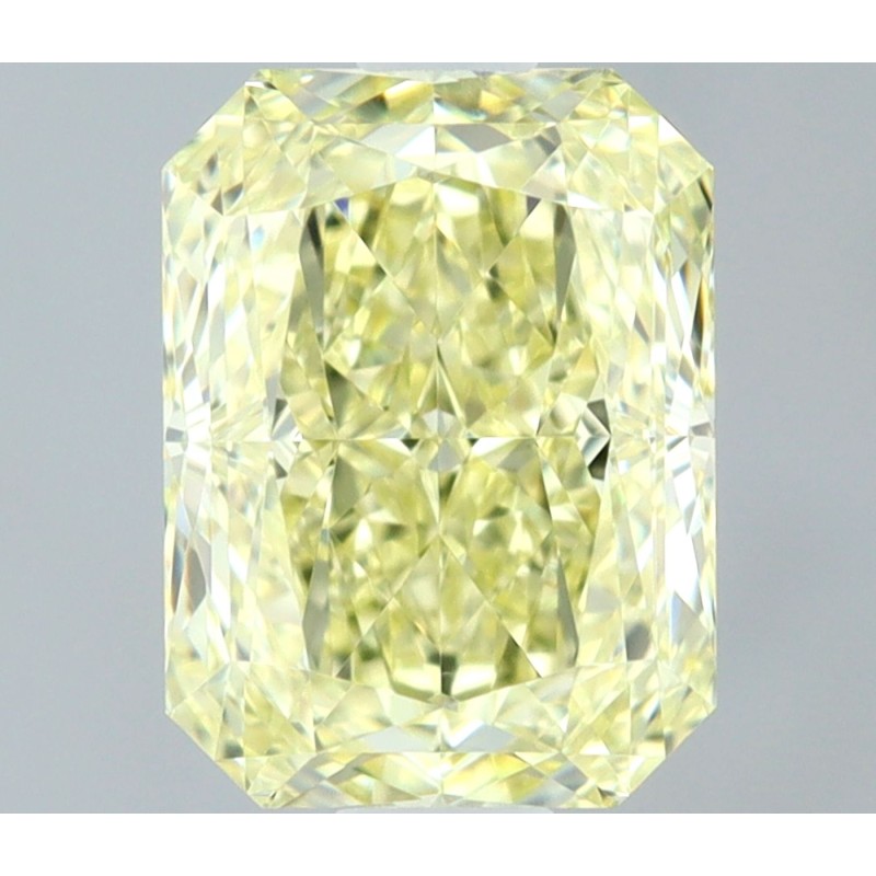 Diament o barwie fantazyjnej radiant, 1ct, VS1, Fancy Light Yellow, GIA 6535949043