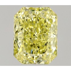 Diament o barwie fantazyjnej radiant, 0.7ct, VVS2, Fancy Yellow, GIA 6531104460