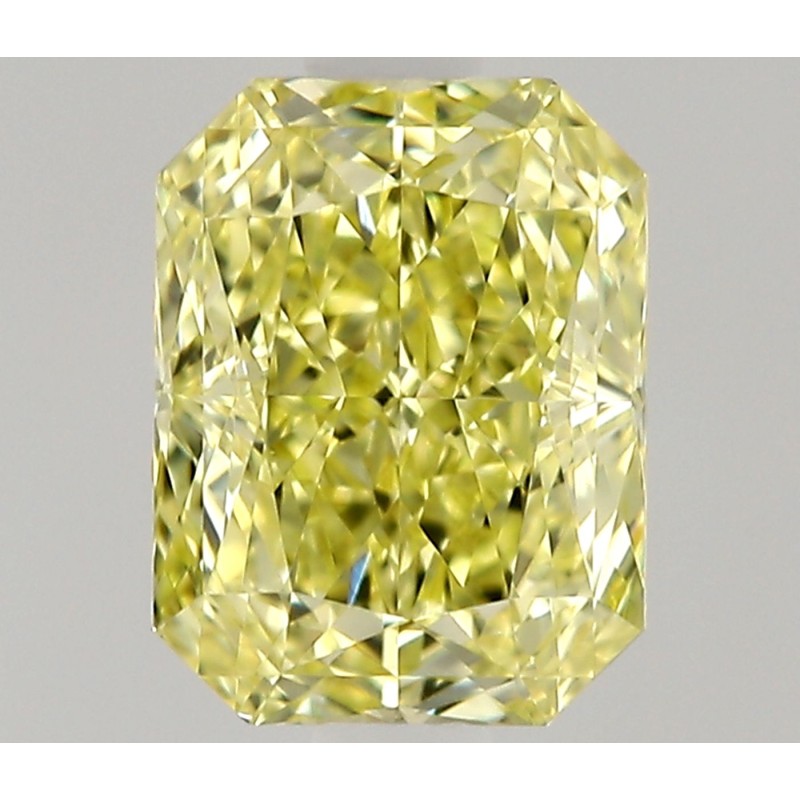 Diament o barwie fantazyjnej radiant, 0.7ct, VVS2, Fancy Yellow, GIA 6531104460