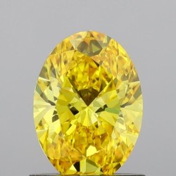 Diament laboratoryjny o barwie fantazyjnej szlif owalny, Yellow Fancy_Vivid, 1.01ct, VVS2, Fancy Vivid Yellow, IGI LG691539987