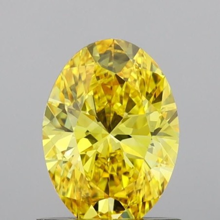 Diament laboratoryjny o barwie fantazyjnej szlif owalny, Yellow Fancy_Vivid, 1ct, VVS2, Fancy Vivid Yellow, IGI LG691539988