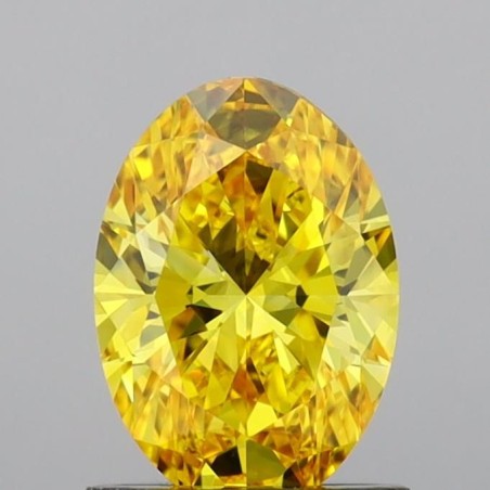 Diament laboratoryjny o barwie fantazyjnej szlif owalny, Yellow Fancy_Vivid, 1.04ct, VVS2, Fancy Vivid Yellow, IGI LG691539984