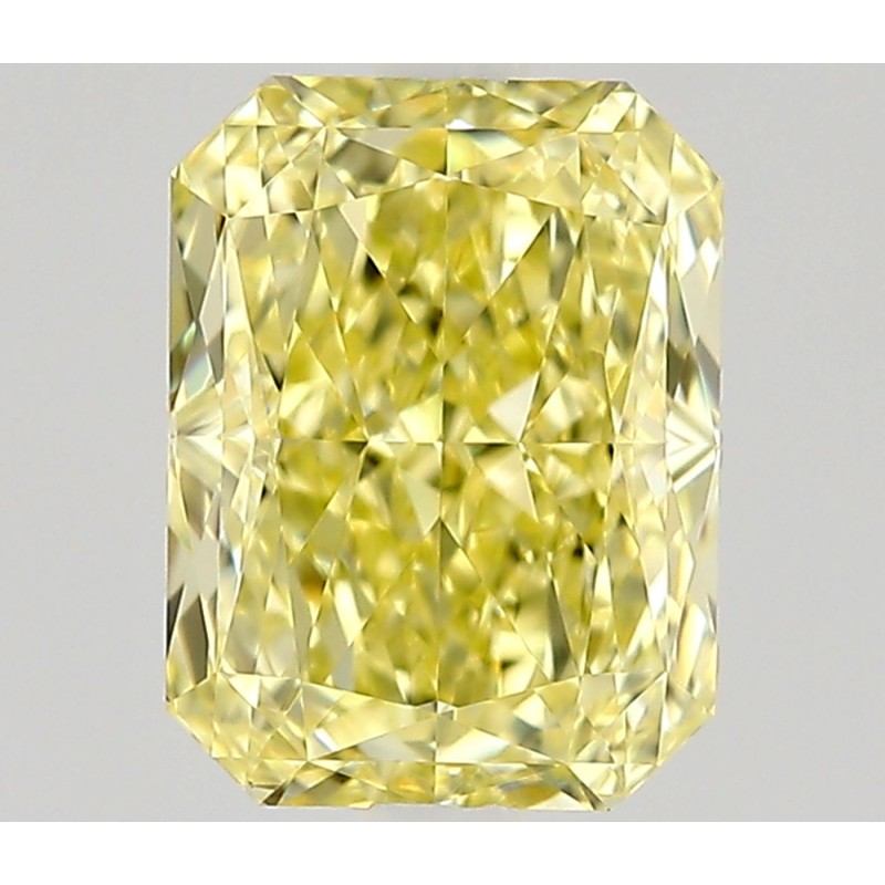 Diament o barwie fantazyjnej radiant, 0.7ct, VVS2, Fancy Yellow, GIA 6525622396