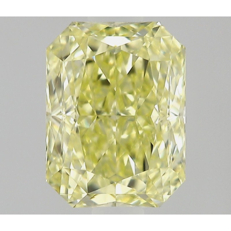 Diament o barwie fantazyjnej radiant, 0.53ct, VVS1, Fancy Yellow, GIA 3535553836