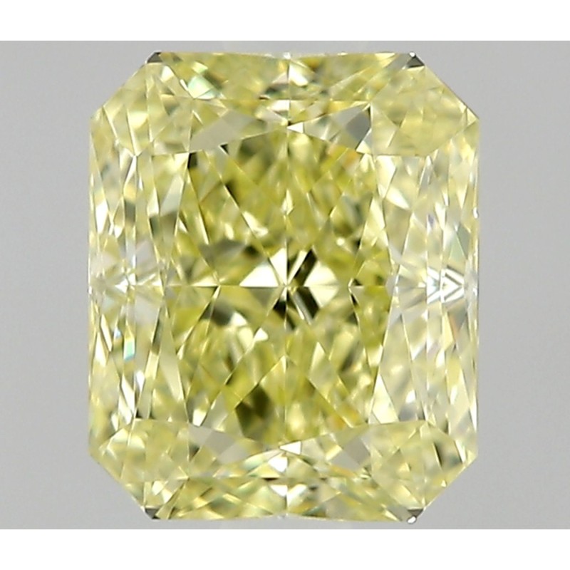 Diament o barwie fantazyjnej radiant, 0.6ct, VS1, Fancy Yellow, GIA 1538531679