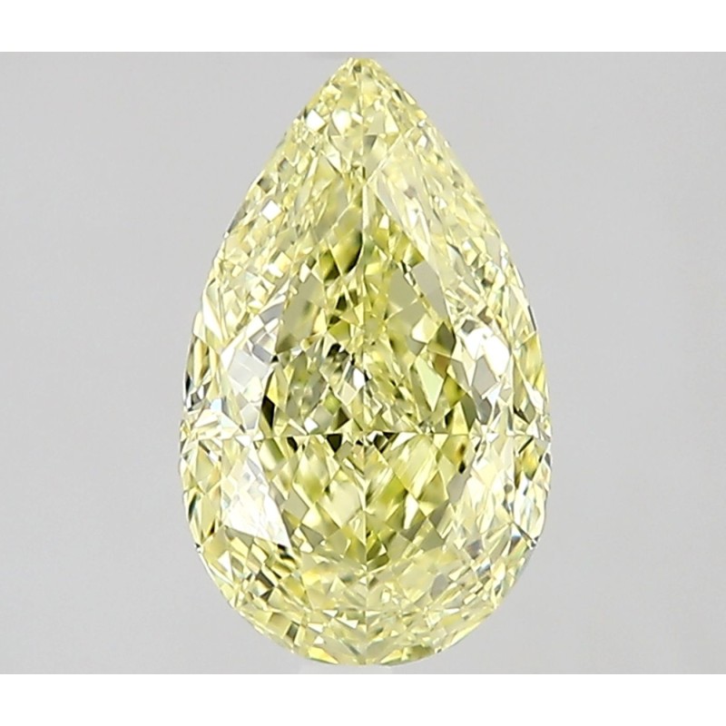 Diament o barwie fantazyjnej szlif gruszkowy, 1.13ct, VVS1, Fancy Yellow, GIA 1538589280