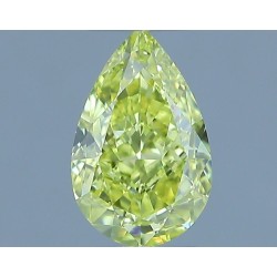Diament o barwie fantazyjnej szlif gruszkowy, 0.61ct, VS1, Fancy Intense Yellow, GIA 2235769050