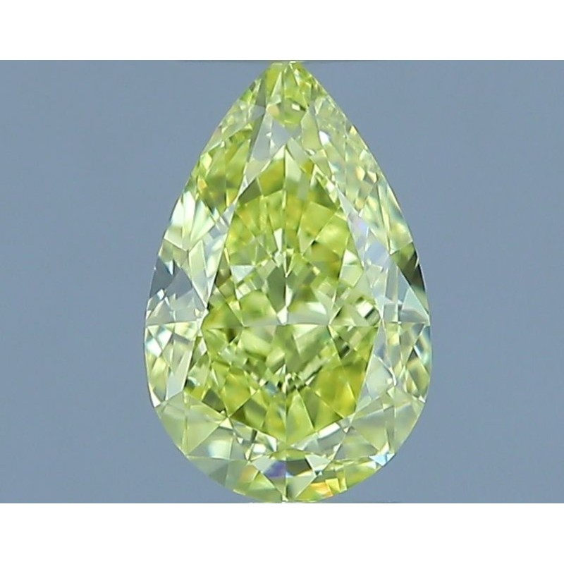 Diament o barwie fantazyjnej szlif gruszkowy, 0.61ct, VS1, Fancy Intense Yellow, GIA 2235769050