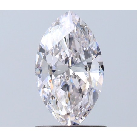 Diament o barwie fantazyjnej markiza, 0.59ct, SI1, Faint Pink, GIA 1232758562