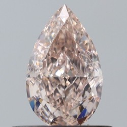 Diament o barwie fantazyjnej szlif gruszkowy, 0.51ct, VS2, Fancy Light Pink, GIA 2536236260
