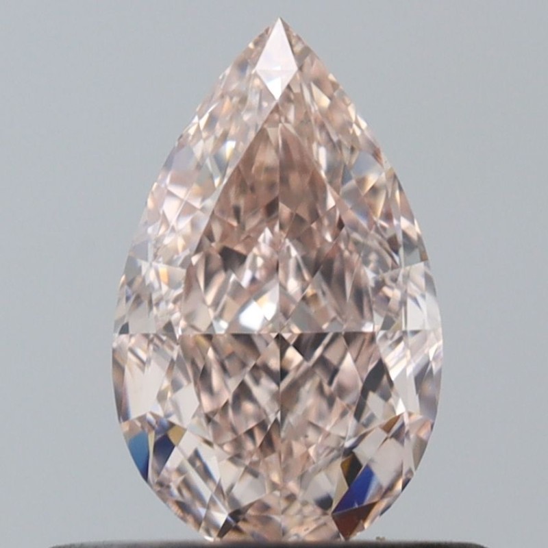 Diament o barwie fantazyjnej szlif gruszkowy, 0.51ct, VS2, Fancy Light Pink, GIA 2536236260