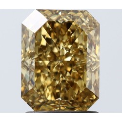 Diament o barwie fantazyjnej radiant, 2ct, VS2, Fancy Deep Yellow, GIA 5232750187