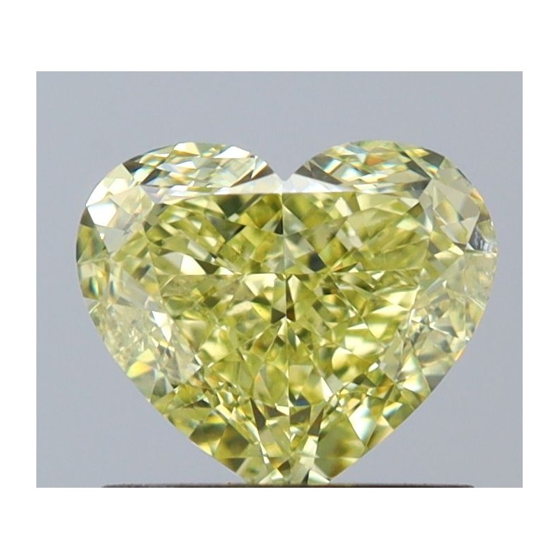 Diament o barwie fantazyjnej serce, 1.01ct, SI1, Fancy Yellow, GIA 6233750426