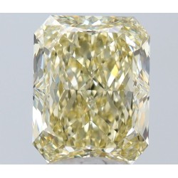 Diament o barwie fantazyjnej radiant, 2ct, VS2, Fancy Light Yellow, GIA 2235750188