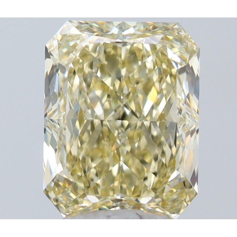 Diament o barwie fantazyjnej radiant, 2ct, VS2, Fancy Light Yellow, GIA 2235750188