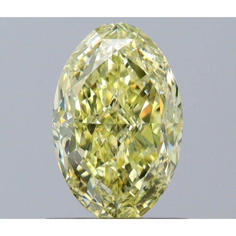 Diament o barwie fantazyjnej szlif owalny, 1ct, VS1, Fancy Yellow, GIA 2231750358