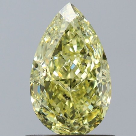 Diament o barwie fantazyjnej szlif gruszkowy, 1.21ct, SI2, Fancy Yellow, GIA 1232750410
