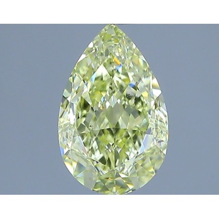 Diament o barwie fantazyjnej szlif gruszkowy, 1.5ct, SI1, Fancy Yellow, GIA 2231717919