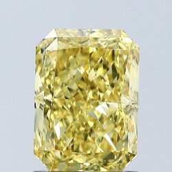 Diament laboratoryjny o barwie fantazyjnej radiant, Yellow Fancy_Vivid, 1.56ct, VVS2, Fancy Vivid Yellow, IGI LG671489200