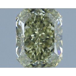 Diament o barwie fantazyjnej radiant, 1.2ct, VS2, Fancy Brownish Greenish Yellow, GIA 1525261784