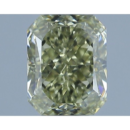 Diament o barwie fantazyjnej radiant, 1.2ct, VS2, Fancy Brownish Greenish Yellow, GIA 1525261784