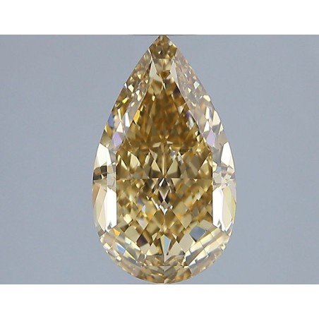 Diament o barwie fantazyjnej szlif gruszkowy, 1.82ct, VS1, Fancy Brown Yellow, GIA 2524359140