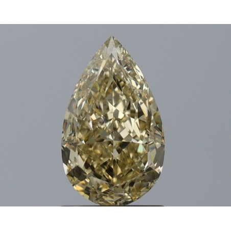Diament o barwie fantazyjnej szlif gruszkowy, 1.5ct, SI1, Fancy Brownish Yellow, GIA 5483324006