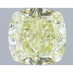 Diament o barwie fantazyjnej szlif poduszkowy brylantowy, 1.17ct, SI1, Fancy Light Yellow, GIA 1232519143