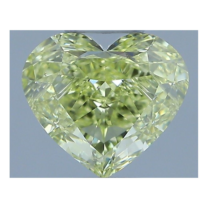Diament o barwie fantazyjnej serce, 1.01ct, VS2, Fancy Light Yellow, GIA 6237683654