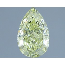 Diament o barwie fantazyjnej szlif gruszkowy, 1.01ct, SI1, Fancy Light Yellow, GIA 2231727236