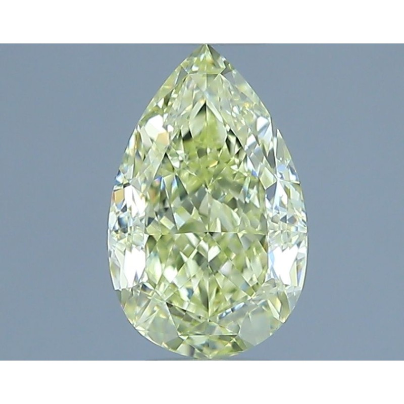 Diament o barwie fantazyjnej szlif gruszkowy, 1.01ct, SI1, Fancy Light Yellow, GIA 2231727236