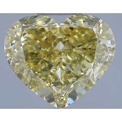 Diament o barwie fantazyjnej serce, 1.55ct, VS1, Fancy Yellow, GIA 7521789491