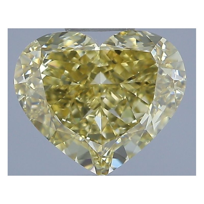 Diament o barwie fantazyjnej serce, 1.55ct, VS1, Fancy Yellow, GIA 7521789491