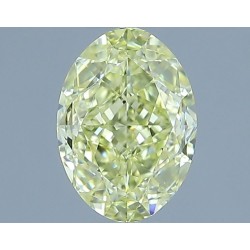 Diament o barwie fantazyjnej szlif owalny, 1.05ct, SI1, Fancy Yellow, GIA 5526408165