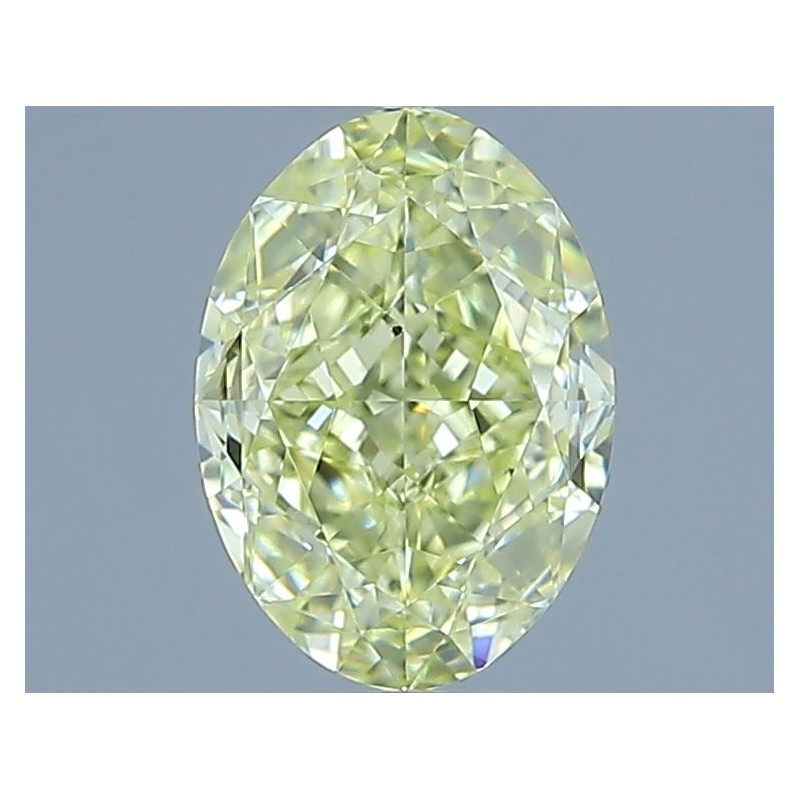 Diament o barwie fantazyjnej szlif owalny, 1.05ct, SI1, Fancy Yellow, GIA 5526408165