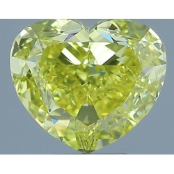 Diament o barwie fantazyjnej serce, 1ct, VS1, Fancy Intense Yellow, GIA 5231729352