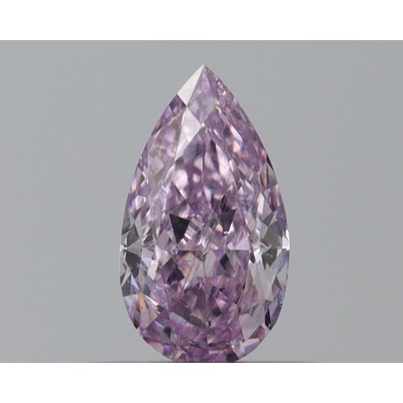 Diament o barwie fantazyjnej szlif gruszkowy, 0.38ct, SI2, Fancy Pink Purple, GIA 2235435801