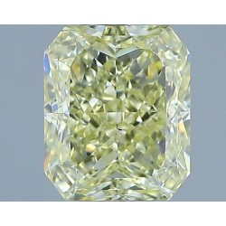 Diament o barwie fantazyjnej radiant, 1ct, VS2, Fancy Light Yellow, GIA 7528579265