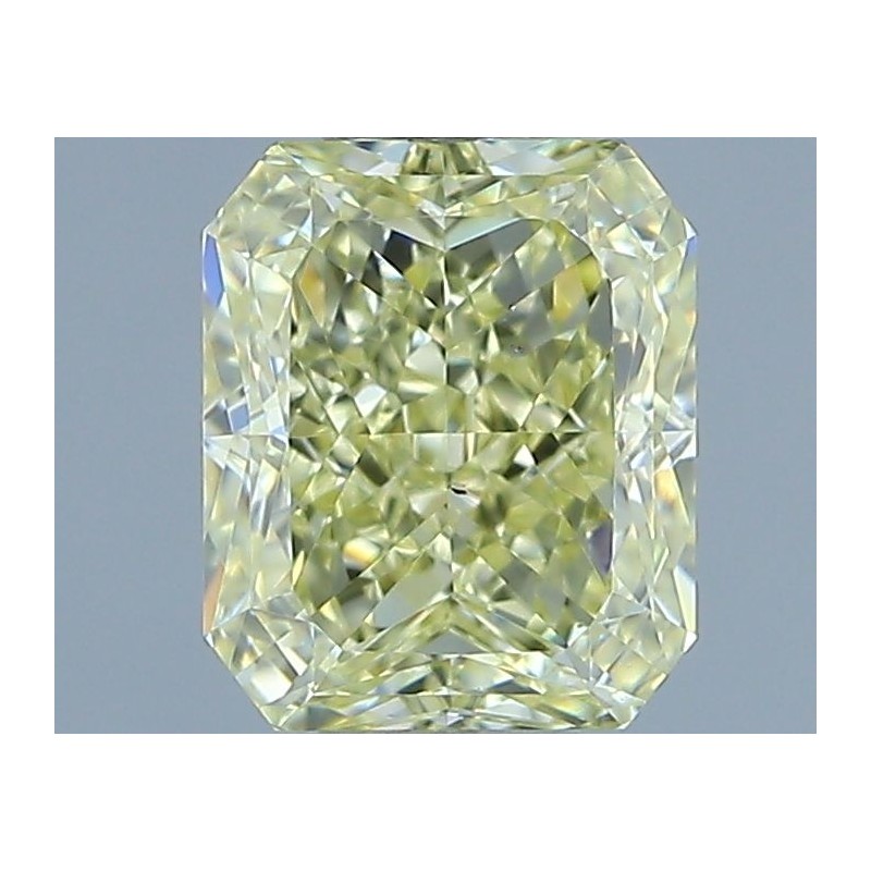 Diament o barwie fantazyjnej radiant, 1ct, VS2, Fancy Light Yellow, GIA 7528579265