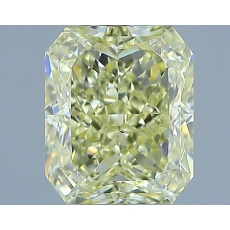 Diament o barwie fantazyjnej radiant, 1ct, VS2, Fancy Light Yellow, GIA 7528579265