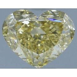 Diament o barwie fantazyjnej serce, 1.02ct, VS2, Fancy Brown Yellow, GIA 6525273047