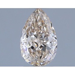 Diament o barwie fantazyjnej szlif gruszkowy, 0.45ct, VS2, Fancy Light Pinkish Brown, GIA 7528259915